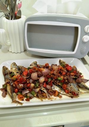Foto resep Ikan goreng tumis bawang terasi