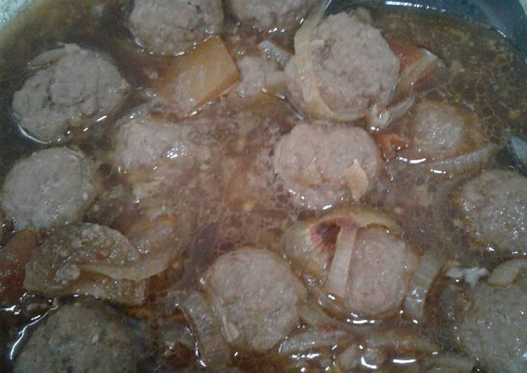 Cara Bikin Semur bola2 daging yang Bikin Ngiler