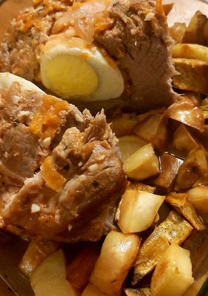 Una foto de Bondiola rellena al horno