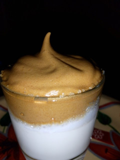 A picture of Dalgona coffee.