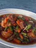 Asam asam daging sayur