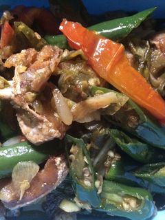 Foto resep Ikan asin jambal cabe ijo