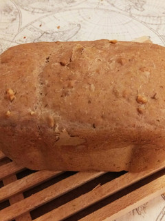 Una foto de Pan de trigo Sarraceno con nueces y pipas de calabaza