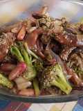 Entrante de brócoli con shiitake