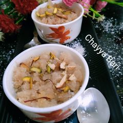 Sooji Coconut Halwa A picture of Sooji Coconut Halwa.