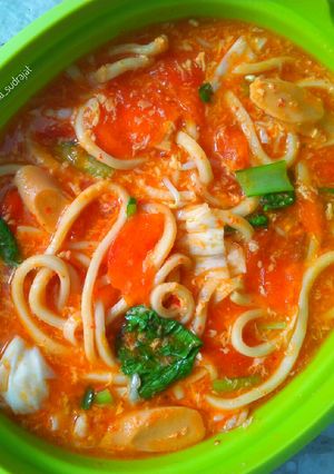Foto resep Seblak Mie Udon