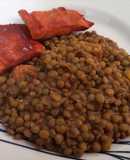 Lentejas con tocino