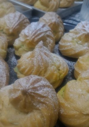 Foto resep Soes Vla Matcha