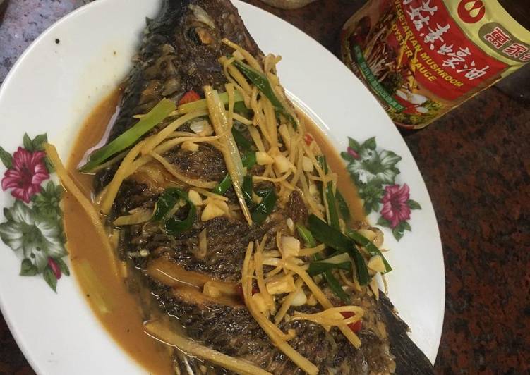 Resep Ikan goreng,masak pedas + saos tiram yang Enak Banget