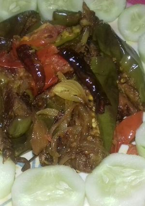 A picture of Baigan bahar.