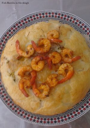 A picture of Fish Bastilla in Filo Dough.
