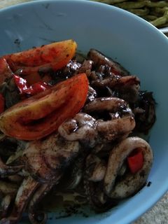 Foto resep Cumi tinta hitam