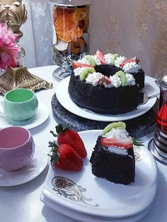 عکسی از دستور کیک خیس