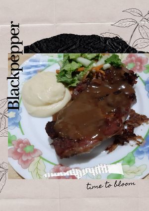 Gambar Homemade Lambchop Blackpepper