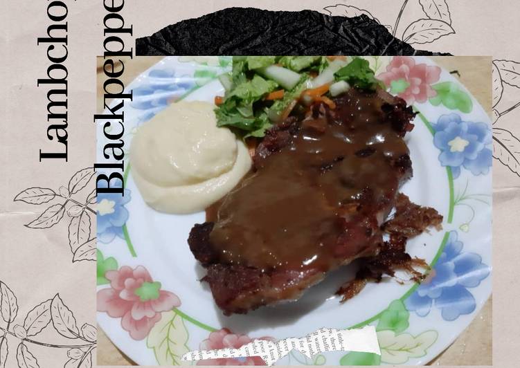 Homemade Lambchop Blackpepper