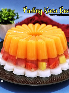 Foto resep Puding Kaca Buah
