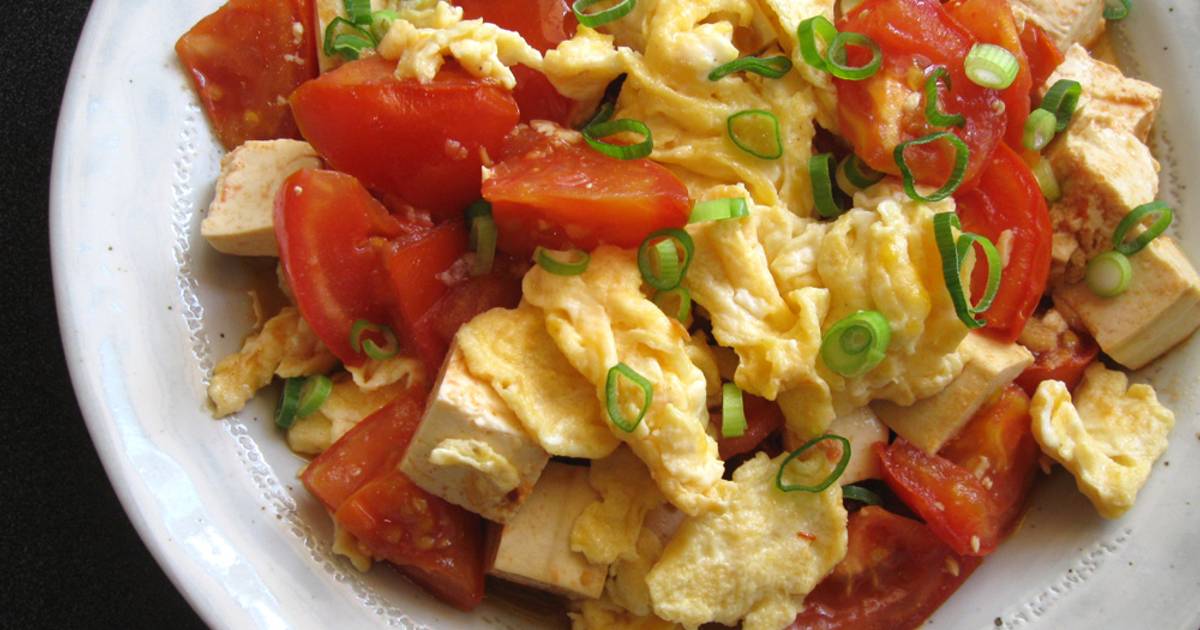 tomato egg tofu recipe