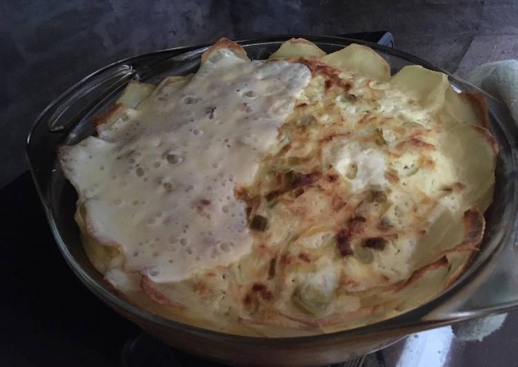 Pastel de Papa y Puerro