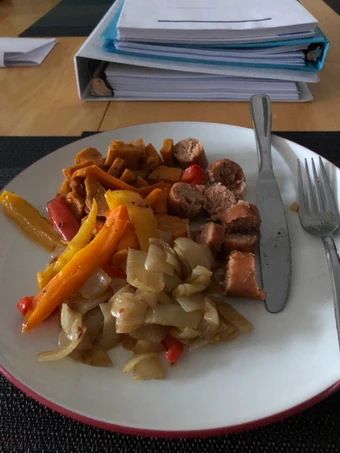 Easy Steps to Prepare Chicken sausage and veggies with Cajun-inspired seasoning the Can Spoil the Tongue Really delicious