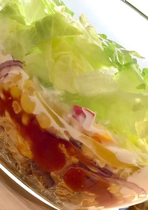 Zdjęcie przepisu Sałatka a’la gyros.