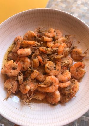 Foto resep Udang masak bawang putih simpel