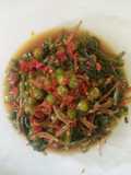 Tumis Kangkung + lencak + Teri