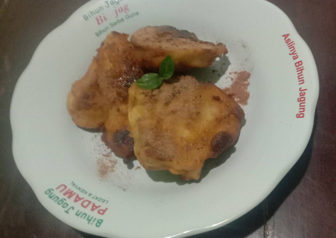 Pisang goreng vanilla tabur choco milo