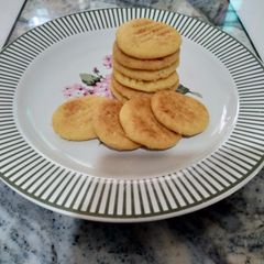 A picture of Eggless Pan Baked Cookies.