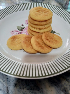 A picture of Eggless Pan Baked Cookies.