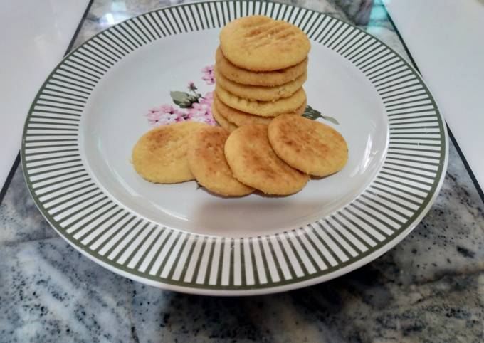 Eggless Pan Baked Cookies