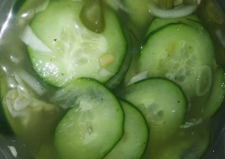 Recipe of Quick Salt-Free Fridge Pickles