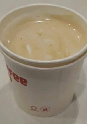 A picture of Cappuccino  coffe.