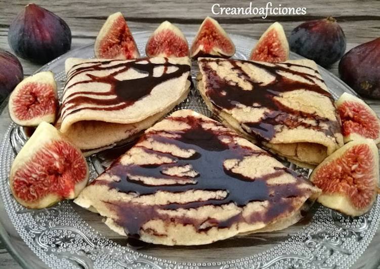 Crepes de avena y coco