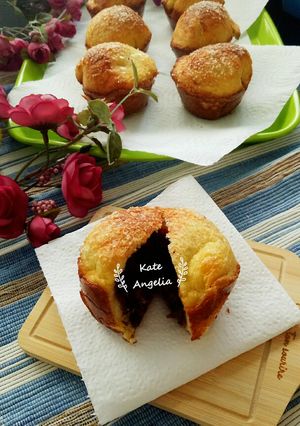 Foto resep Resep Roti cokelat hazelnut mudah / easy chocohazelnut bread