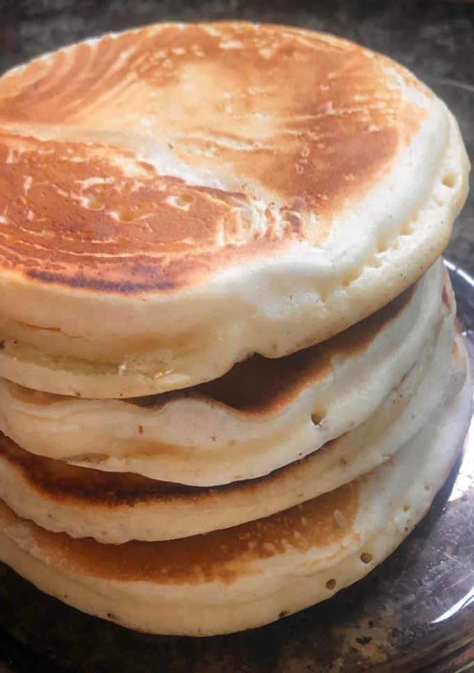 Una foto de Pancakes 🥞 súper americanos !