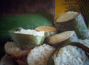 Gambar Lemang Cawan Air Fryer [versi bakar]