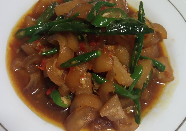 Kikil tiram cabe ijo