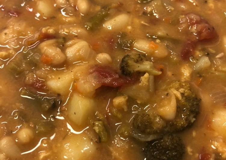 Cocido de alubias vegano