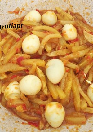 Foto resep Balado Kentang Manis
