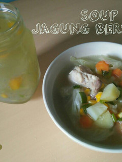 Foto resep Soup jagung bersayap