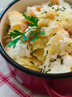 Pirított túrós csusza recept fotója