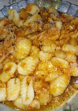 Una foto de Ñoquis de mandioca