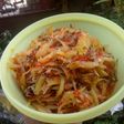 Tumis pepaya muda