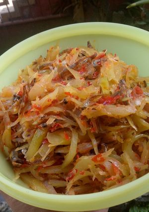 Foto resep Tumis pepaya muda