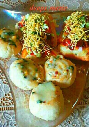 चीज़ बोम्ब ओर दाबेली (Cheese bomb aur dabeli recipe in Hindi) रेसिपी मुख्य फोटो