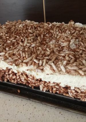 Puffasztott rizs szelet recept fotója