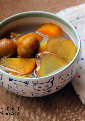 栗子地瓜甜湯 的食譜成品照片
