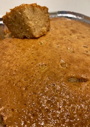 Una foto de Budín riquísimo de miel y manzana 🍎