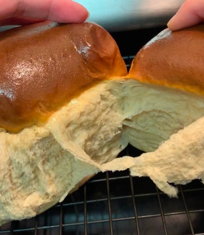 A picture of Keto Bread 39% VWG Test 6.