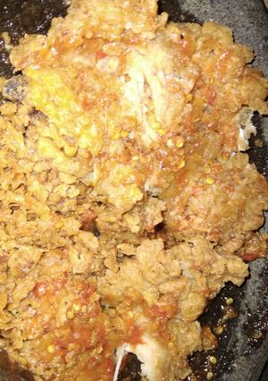 Foto resep Ayam Geprek Beldek👩‍🍳